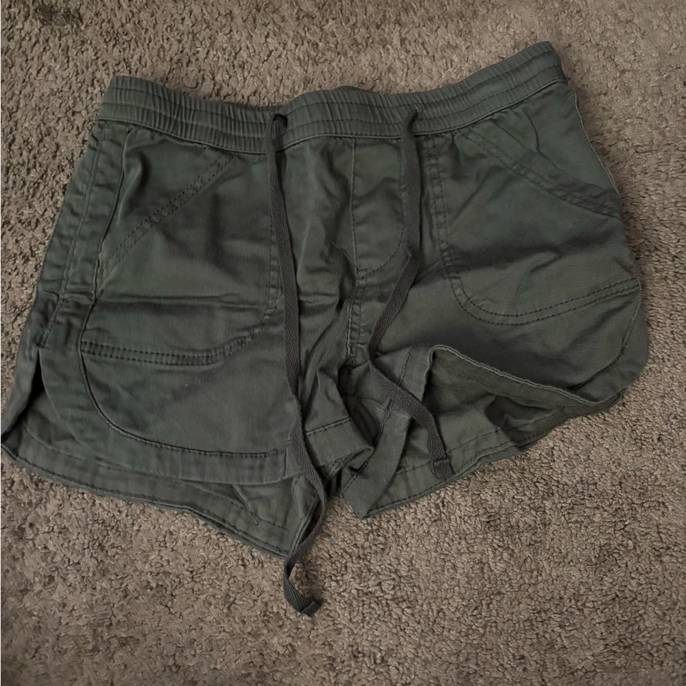 Olive Green Women's Shorts